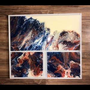 Paint Pouring Painting (BIG!)